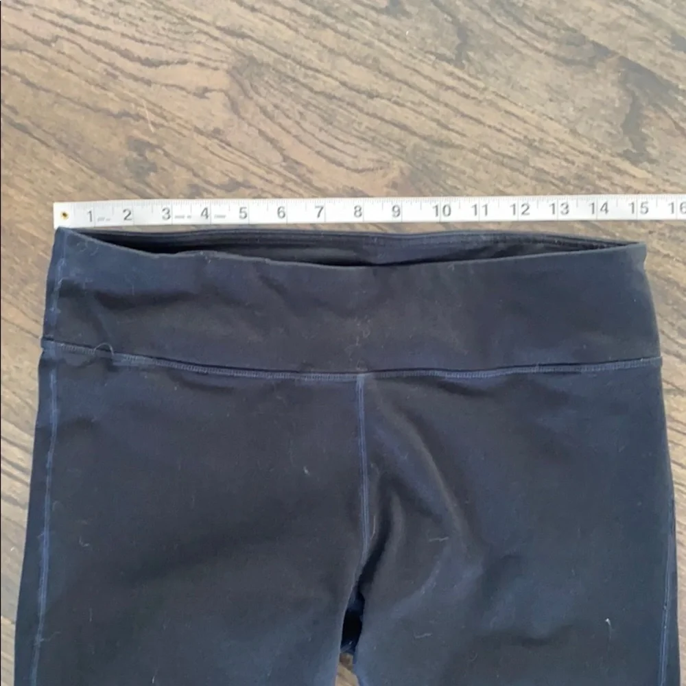 Fabletics Black Mesh Panel Leggings Medium M